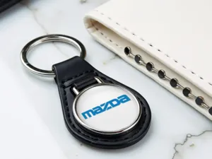Mazda Leder Schlüsselanhänger Robuster Stil Limitierte Auflage